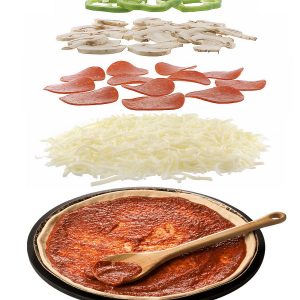 Stellen Sie Ihre eigene Pizza zusammen