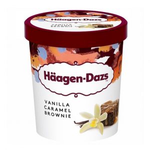 Häagen-Dazs Eiscreme Vanilla Caramel Brownie 95ml